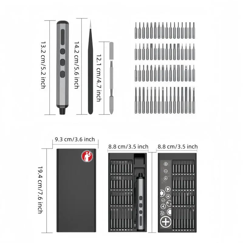 JustFixStore™ Electric Screwdriver Portable Set