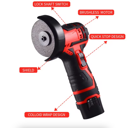 JustFixStore™ Mini Brushless Angle Grinder