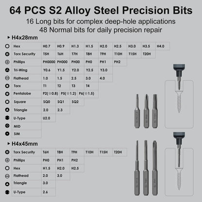 JustFixStore™ Electric Screwdriver Portable Set